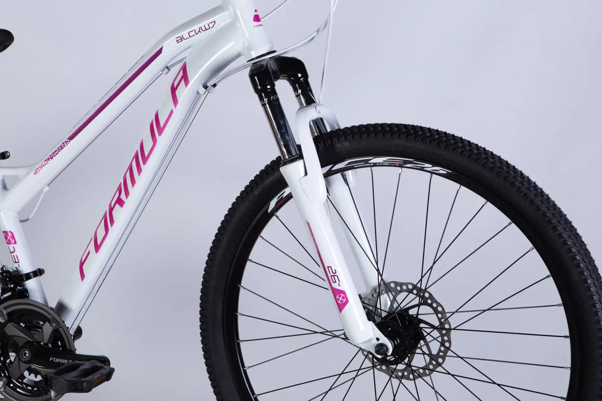 Велосипед AL 26" Formula BLACKWOOD DD FR рама-13" біло-рожевий 2026