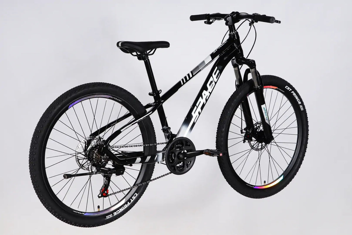 Велосипед AL 26" SPACE MERCURY DD FR рама-13" чорно-білий 2026