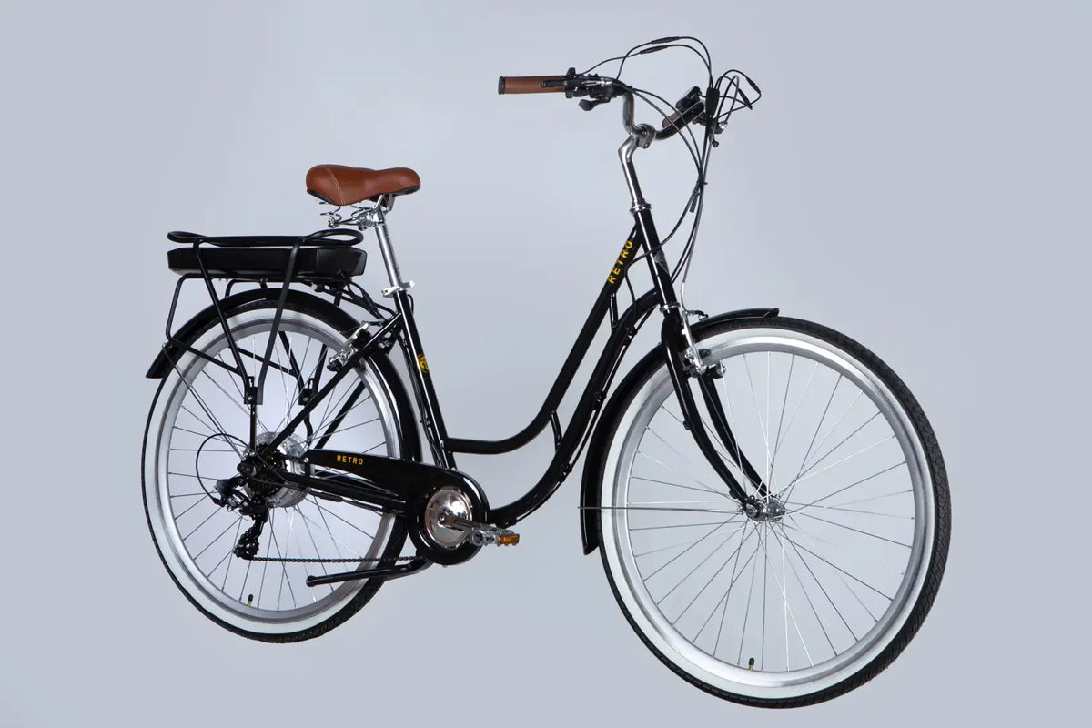Велосипед уцінений з електроприводом 28" ST Dorozhnik eRETRO Vbr FR рама-19" 36B 13А*г 500Вт чорний 2026