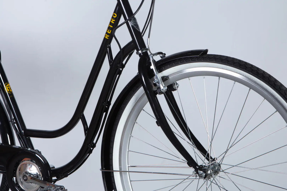 Велосипед з електроприводом 28" ST Dorozhnik eRETRO Vbr FR рама-19" 36B 13А*г 500Вт чорний 2026