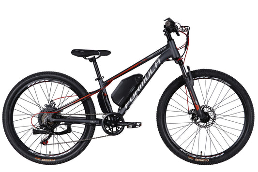 Велосипед з електроприводом 26" AL Formula eMOTION DD FR рама-13" 36B 10А*г 500Вт сіро-сріблястий (матовий) 2026