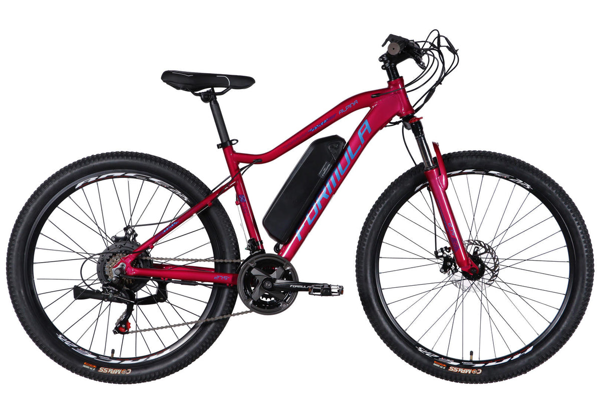 Велосипед з електроприводом 27.5" AL Formula eALPINA DD FR рама-17" 36B 12.5А*г 500Вт рожево-синій 2026