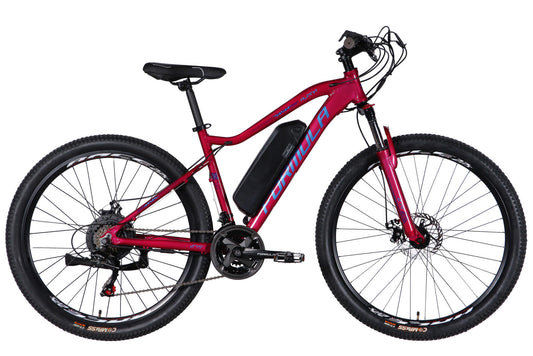 Велосипед з електроприводом 27.5" AL Formula eALPINA DD FR рама-17" 36B 12.5А*г 500Вт рожево-синій 2026