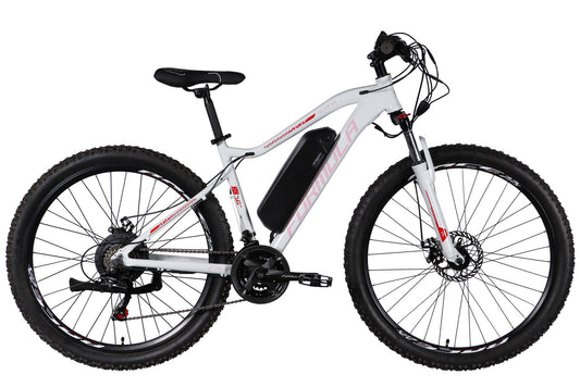 Велосипед з електроприводом 27.5" AL Formula eALPINA DD FR рама-17" 36B 12.5А*г 500Вт біло-рожевий 2026