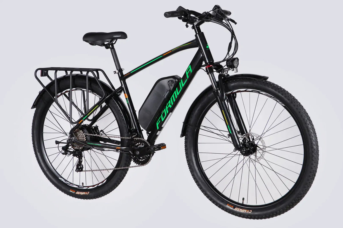Велосипед з електроприводом 29" AL Formula eCURSOR MAN DD CS рама-19" 48B 13А*г 500Вт чорно-зелений 2026