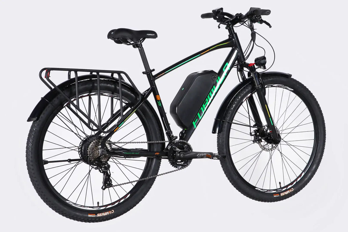 Велосипед з електроприводом 29" AL Formula eCURSOR MAN DD CS рама-19" 48B 17.5А*г 500Вт чорно-зелений 2026