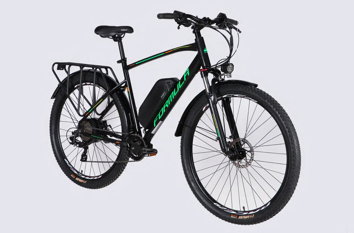 Велосипед з електроприводом 29" AL Formula eCURSOR MAN DD CS рама-21" 48B 13А*г 500Вт чорно-зелений 2026