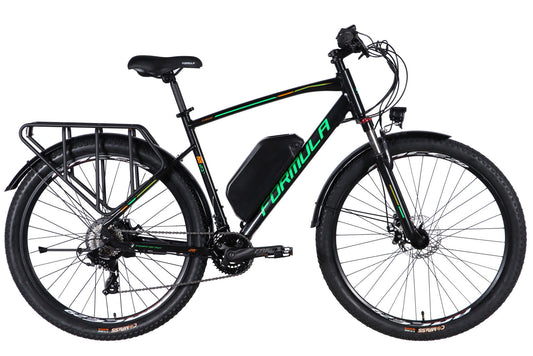 Велосипед з електроприводом 29" AL Formula eCURSOR MAN DD CS рама-21" 48B 17.5А*г 500Вт чорно-зелений 2026