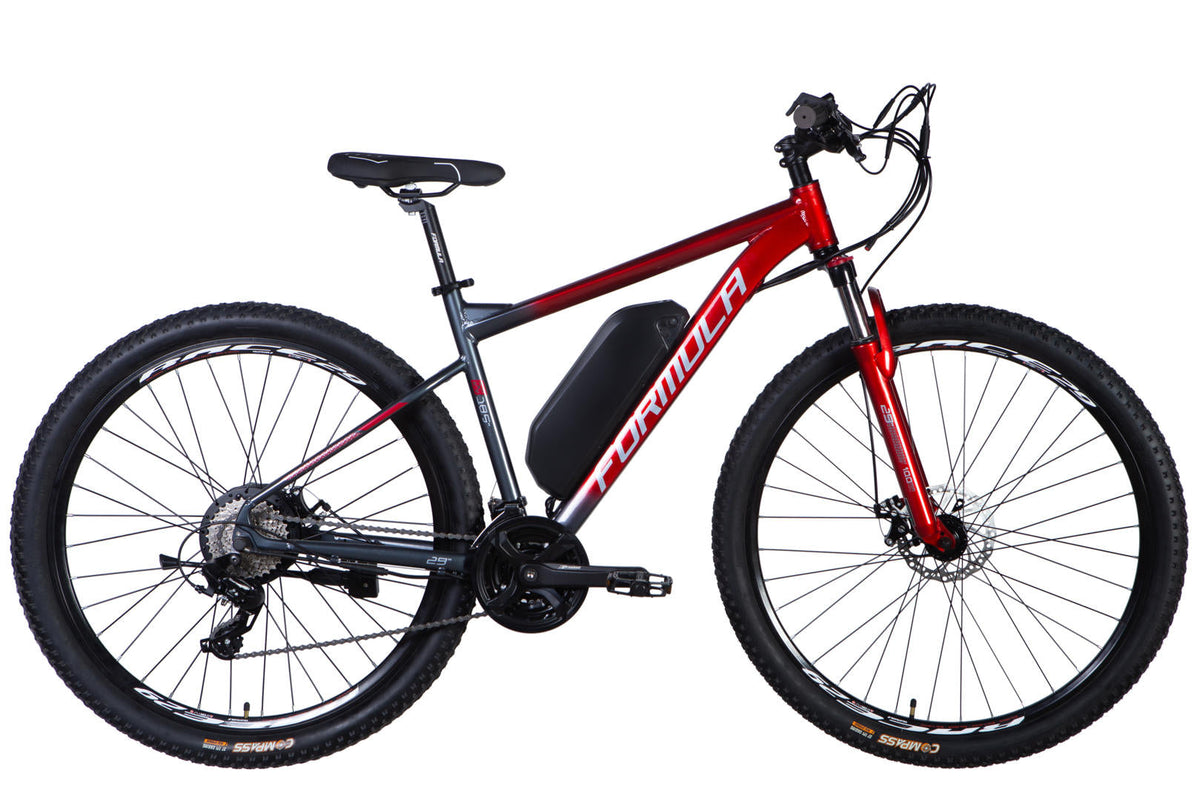Велосипед з електроприводом 29" AL Formula eF-1 DD CS рама-18,5" 48B 12.5А*г 500Вт червоно-сріблястий 2026
