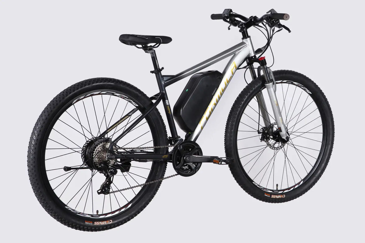 Велосипед з електроприводом 29" AL Formula eF-1 DD CS рама-18,5" 48B 17.5А*г 500Вт сріблясто-чорний 2026