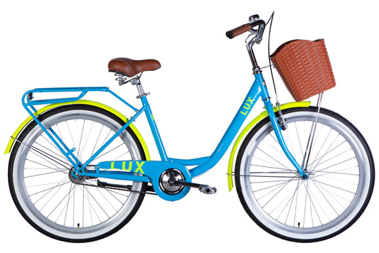 Велосипед ST 26" Dorozhnik LUX Velosteel рама-17" блакитний 2025