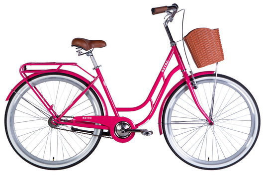 Велосипед ST 28" Dorozhnik RETRO Velosteel рама-19" рожевий 2025