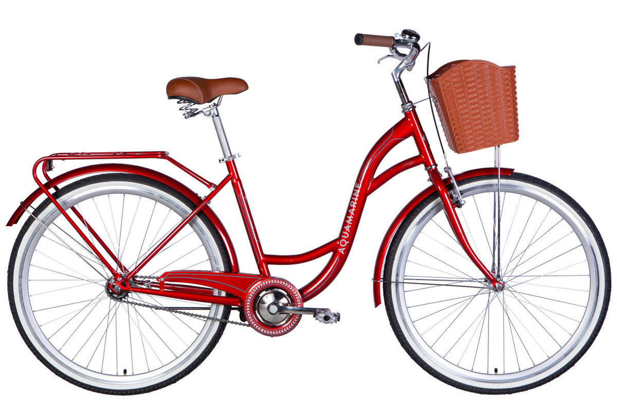 Велосипед ST 28" Dorozhnik AQUAMARINE BH рама-19" бордовий 2026
