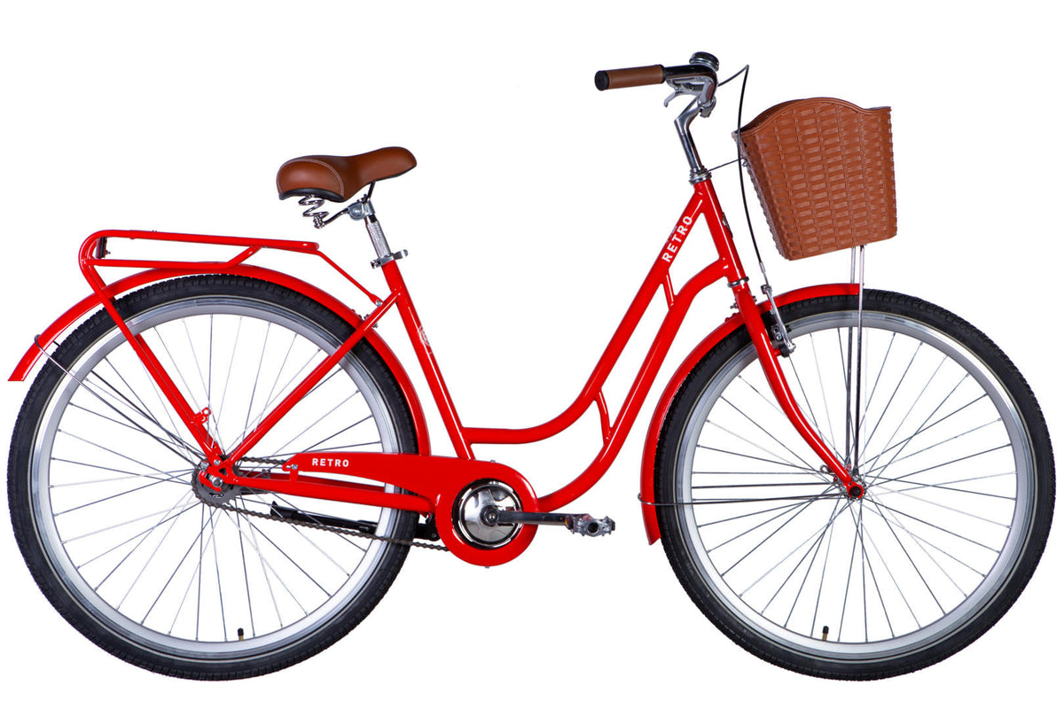 Велосипед ST 28" Dorozhnik RETRO Velosteel рама-19" помаранчевий 2026