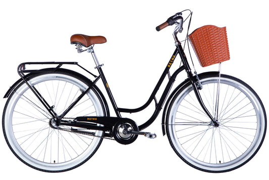 Велосипед ST 28" Dorozhnik RETRO PH рама-19" чорний 2026