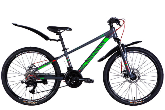 Велосипед AL 24" Discovery QUBE DD CS рама-11,5" сірий 2025