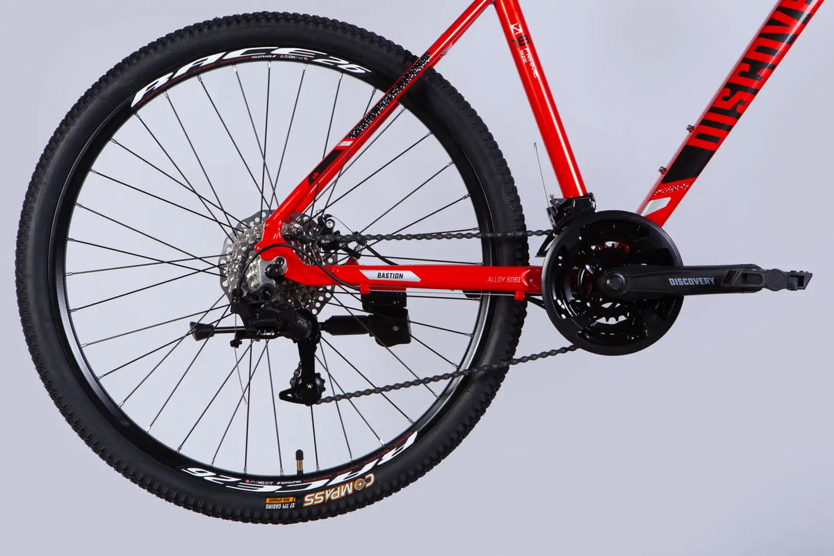 Велосипед AL 26" Discovery BASTION DD CS рама-18" червоно-чорний 2025