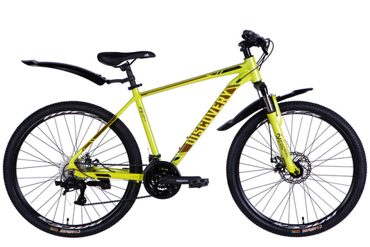 Велосипед AL 26" Discovery BASTION DD CS рама-18" жовтий 2025
