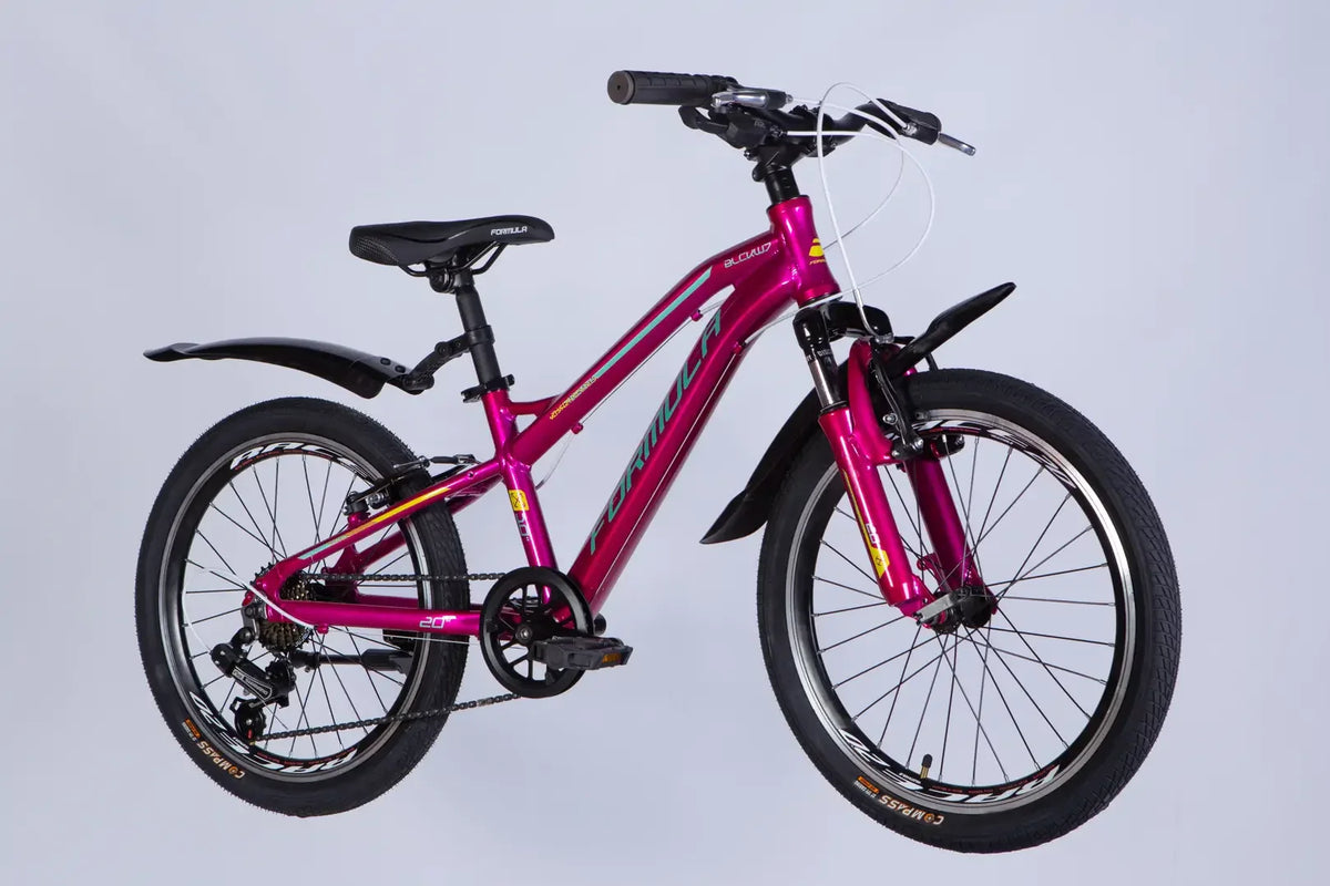 Велосипед AL 20" Formula BLACKWOOD Vbr FR рама-11" малиновий 2026