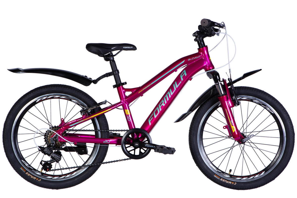 Велосипед уцінений AL 20" Formula BLACKWOOD Vbr FR рама-11" малиновий 2026