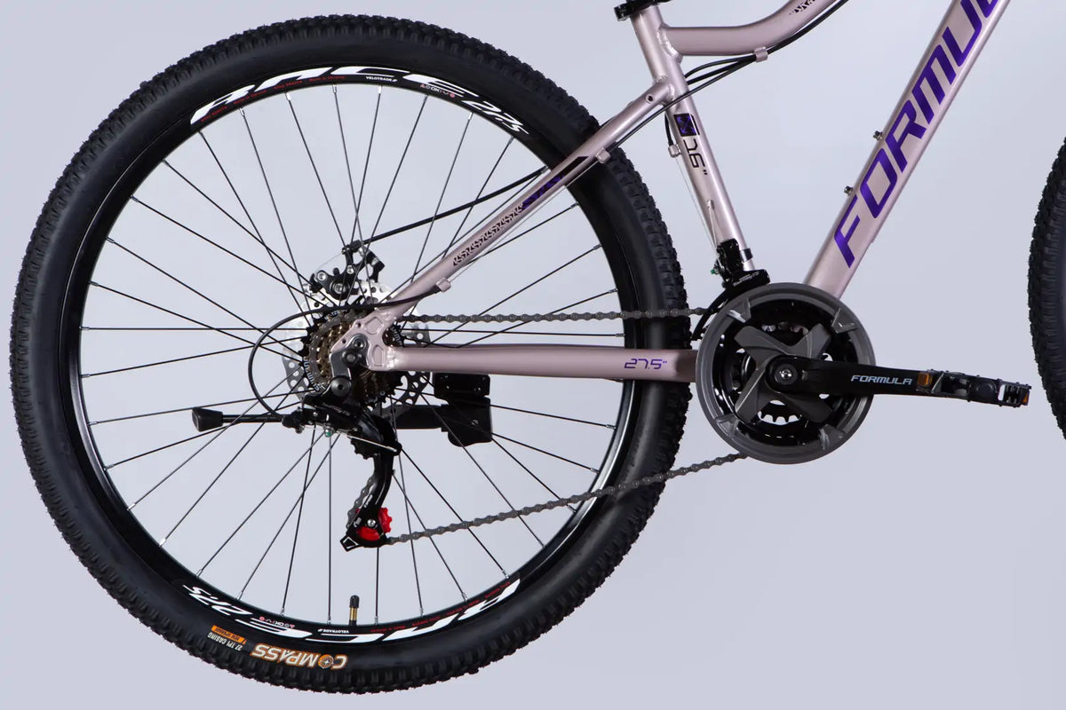 Велосипед AL 27.5" Formula ALPINA DD FR рама-16" сріблясто-фіолетовий 2026