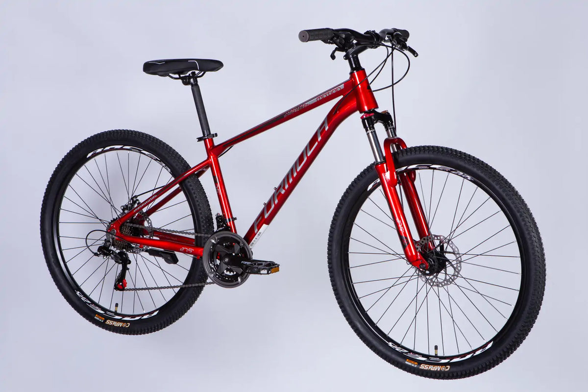 Велосипед AL 27.5" Formula MOTION DD FR рама-16" червоний з сірим 2026