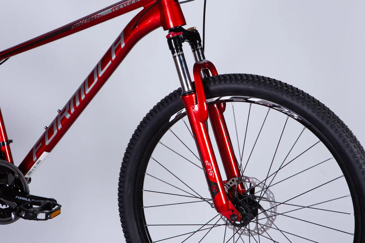 Велосипед AL 27.5" Formula MOTION DD FR рама-16" червоний з сірим 2026