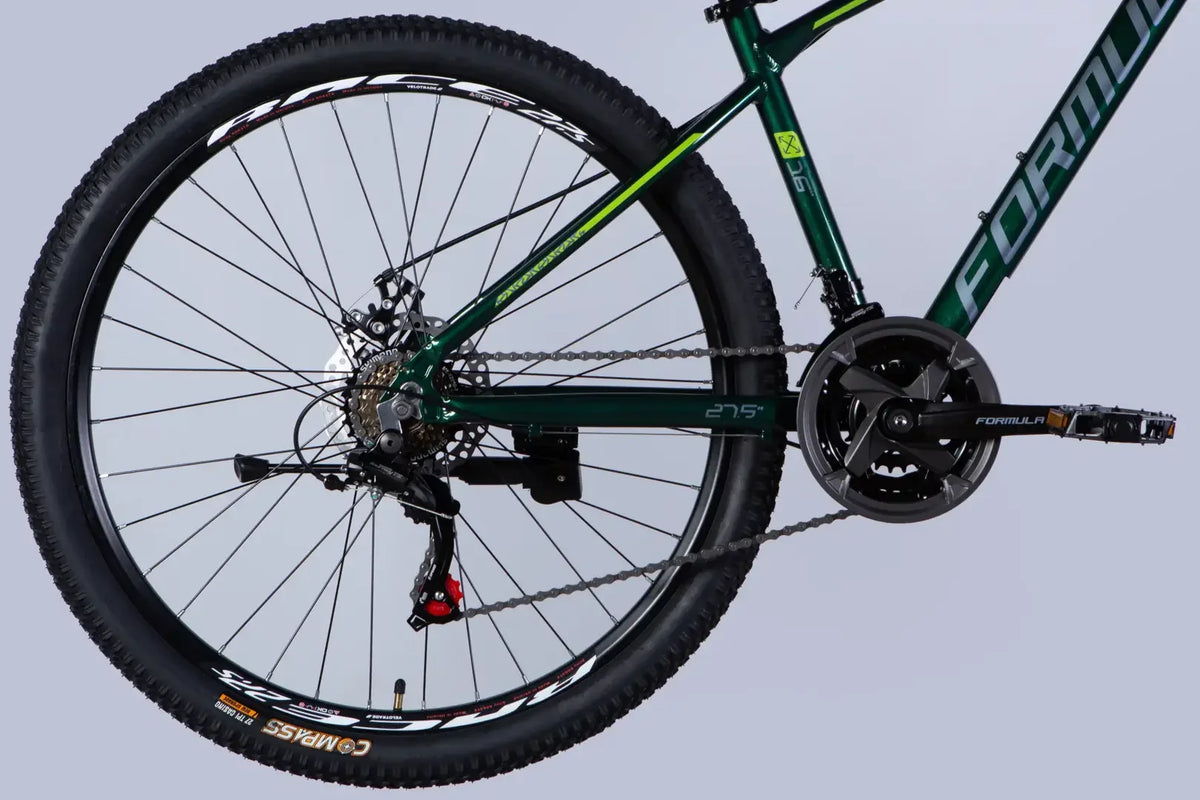 Велосипед AL 27.5" Formula MOTION DD FR рама-16" зелений 2026