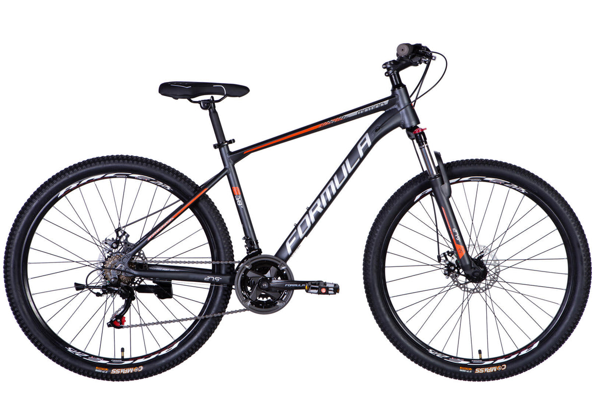 Велосипед AL 27.5" Formula MOTION DD FR рама-18" темно-сiрий (матовий) 2026