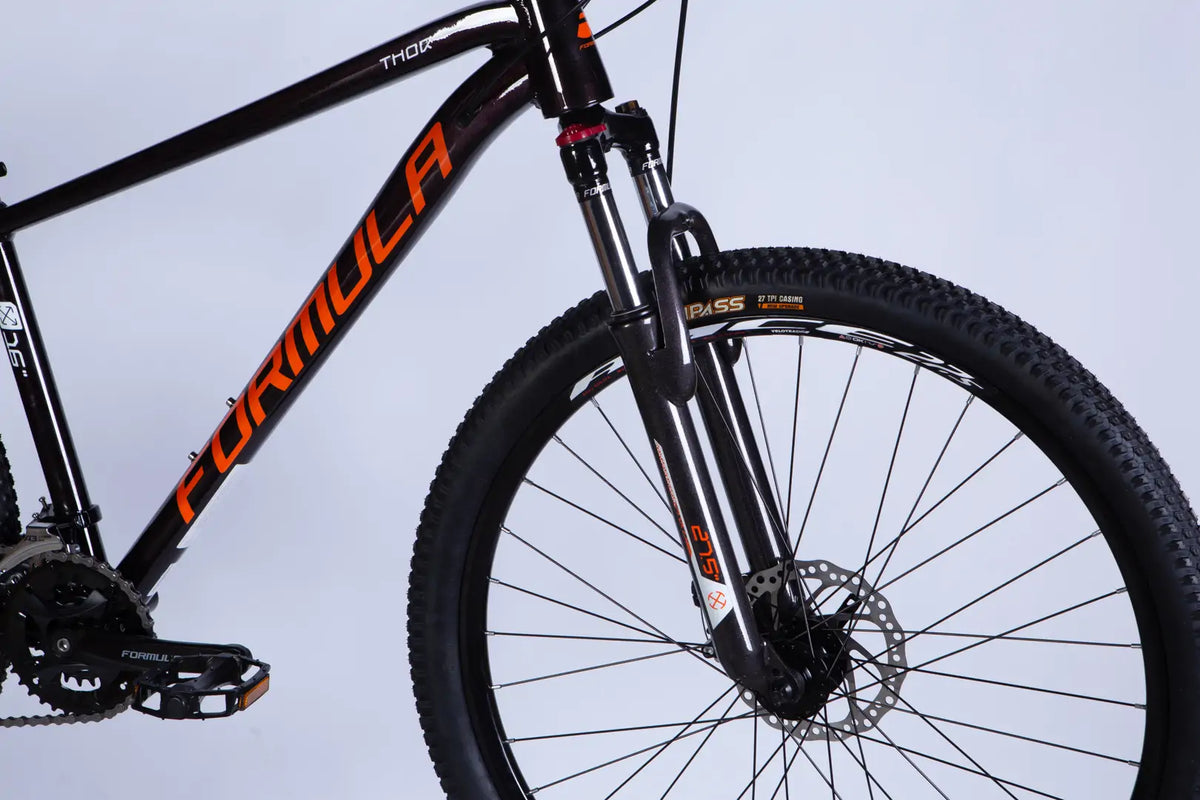 Велосипед AL 27.5" Formula THOR DD CS рама-16" мідно-чорний з помаранчевим 2026