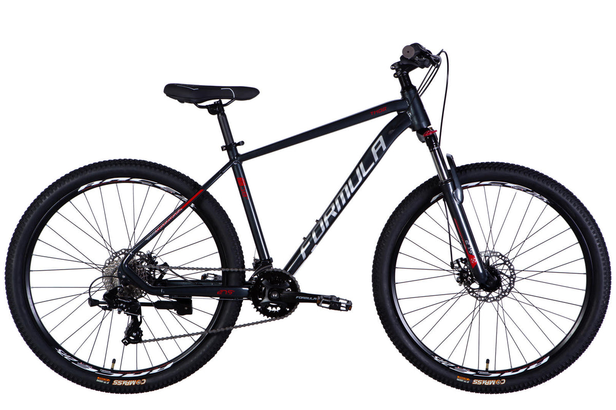 Велосипед AL 27.5" Formula THOR DD CS рама-18" чорний зі сріблястим 2026