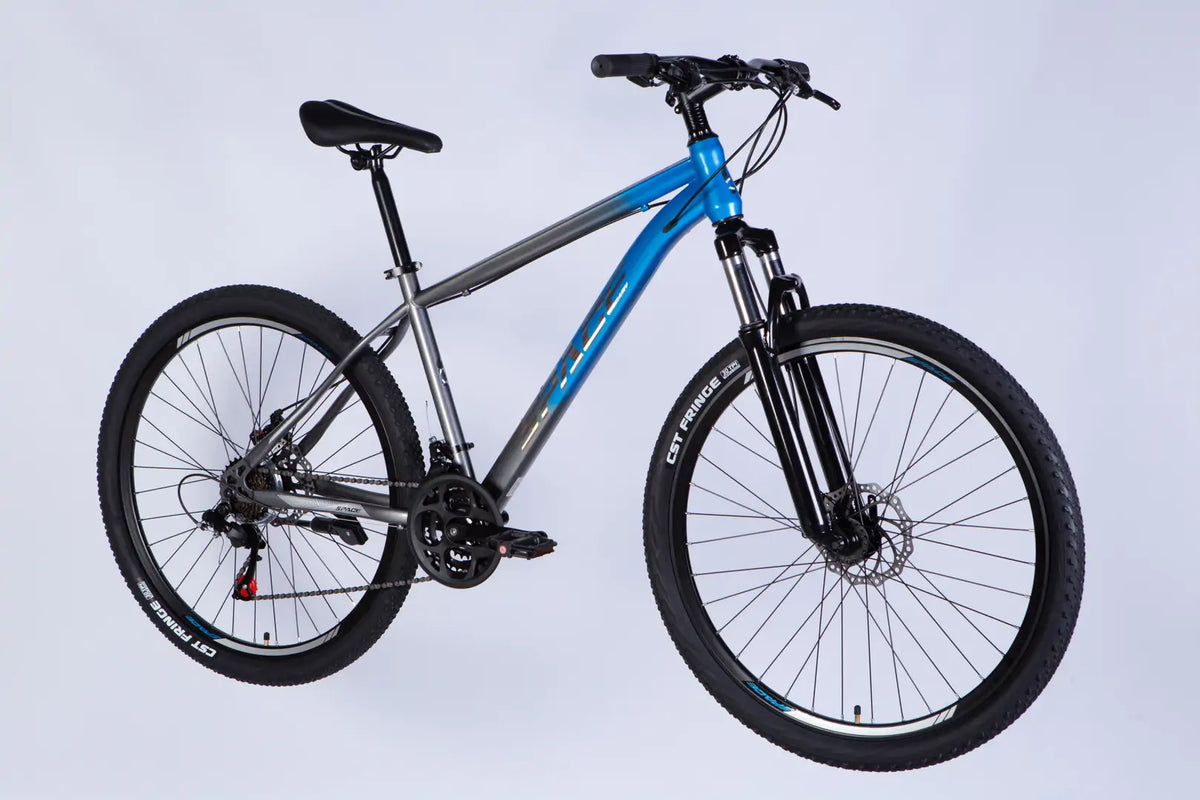 Велосипед ST 27.5" SPACE MARS DD FR рама-17" синьо-сірий 2026