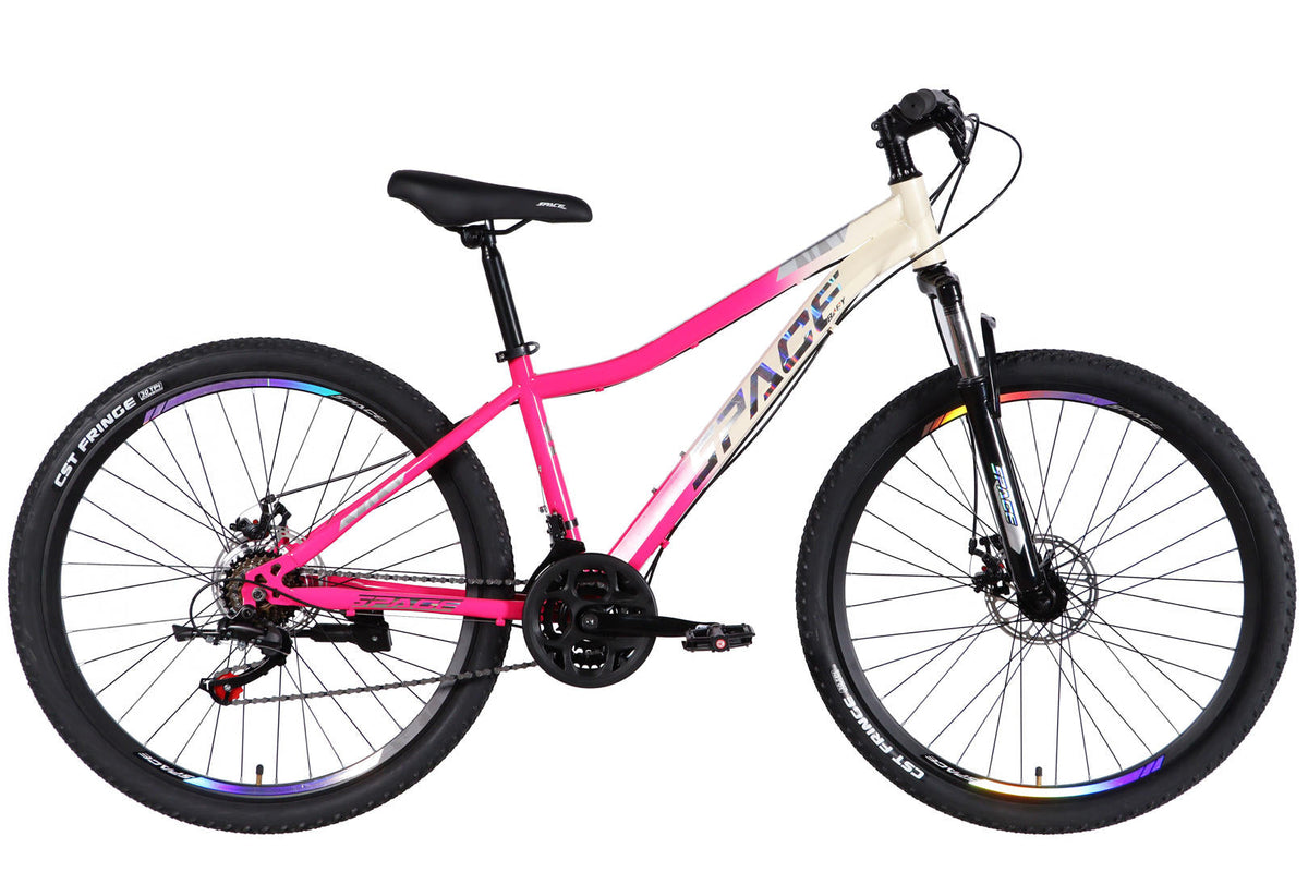 Велосипед уцінений ST 27.5" SPACE AURORA DD FR рама-15" біло-рожевий 2026