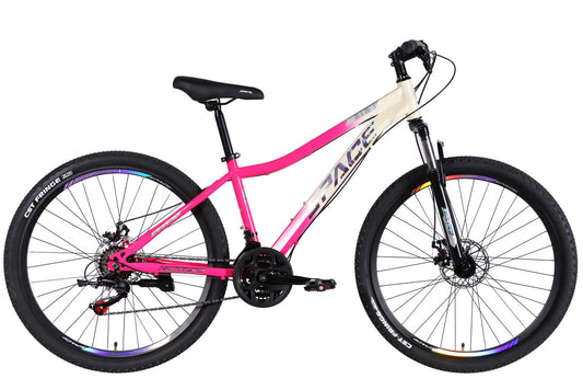 Велосипед уцінений ST 27.5" SPACE AURORA DD FR рама-15" біло-рожевий 2026