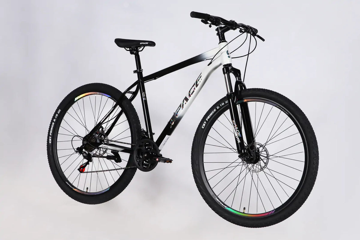 Велосипед ST 29" SPACE MARS DD FR рама-20" чорний з білим 2026